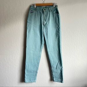 Vintage Wrangler Aqua Jeans - Unique color!